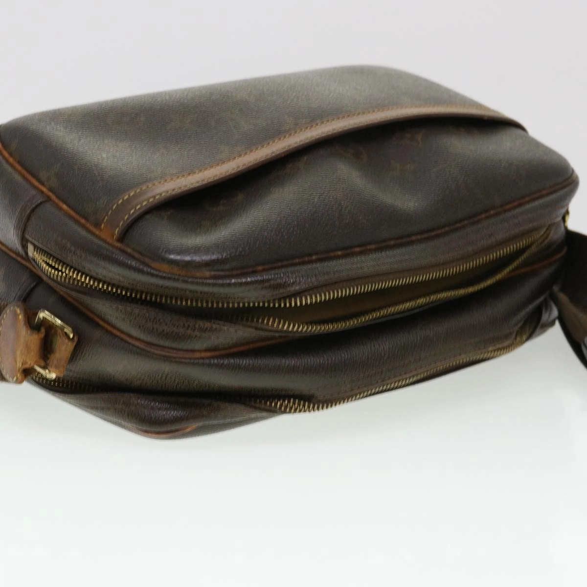 LOUIS VUITTON Monogram Reporter PM Shoulder Bag M45254 LV rd4610