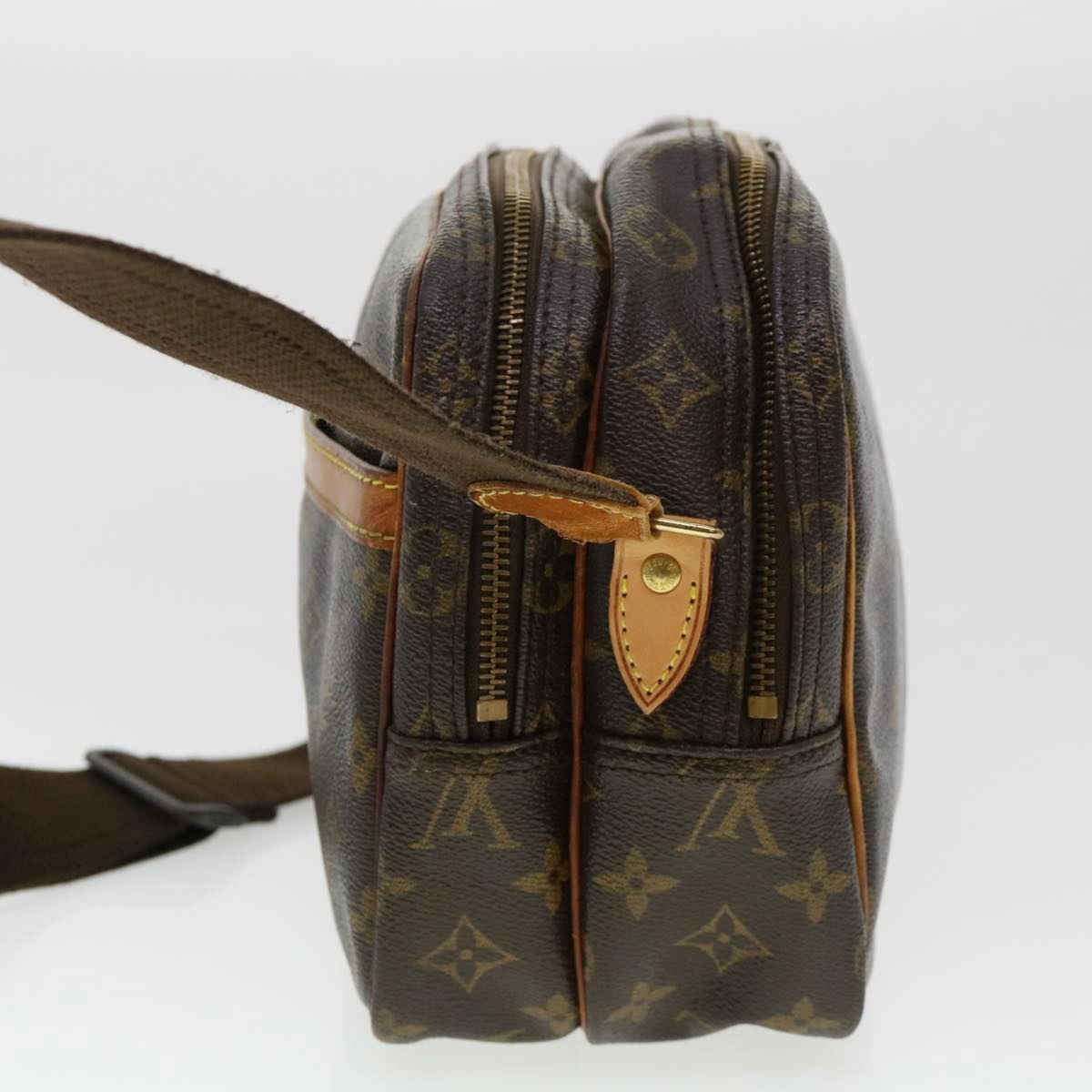 LOUIS VUITTON Monogram Reporter PM Shoulder Bag M45254 LV rd4855