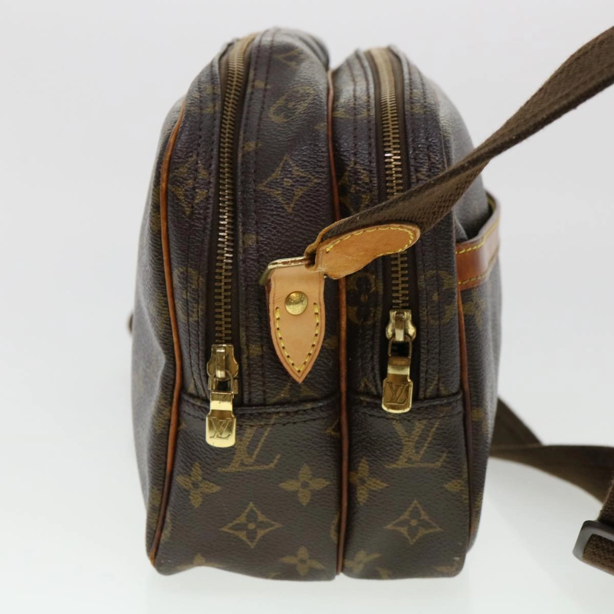 LOUIS VUITTON Monogram Reporter PM Shoulder Bag M45254 LV rd4855