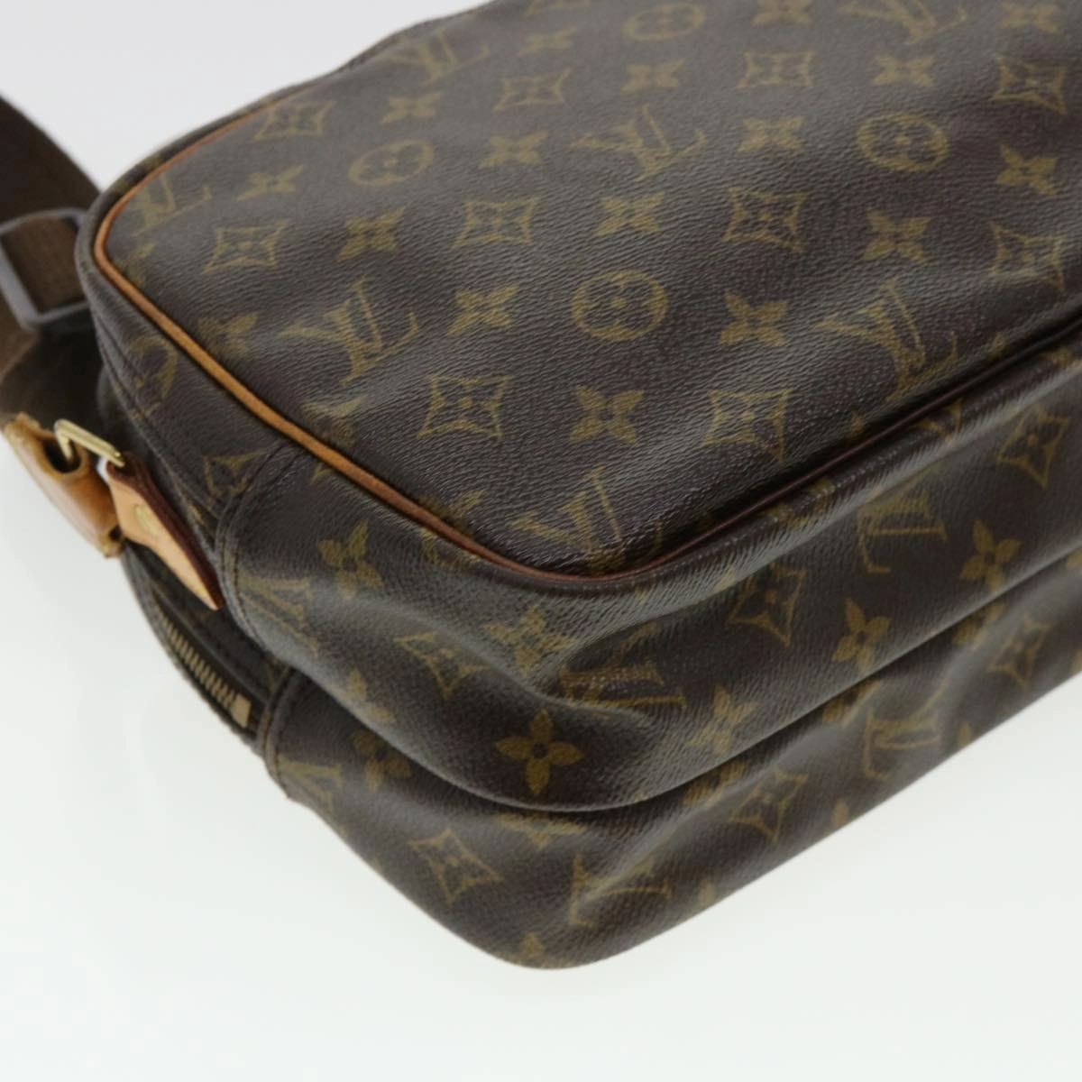 LOUIS VUITTON Monogram Reporter PM Shoulder Bag M45254 LV rd4855