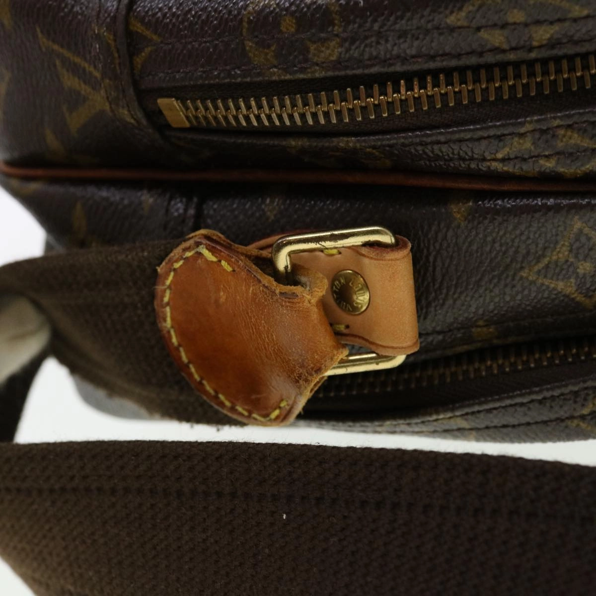 LOUIS VUITTON Monogram Reporter PM Shoulder Bag M45254 LV rd4855