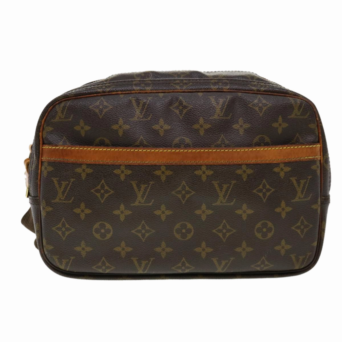 LOUIS VUITTON Monogram Reporter PM Shoulder Bag M45254 LV rd4855