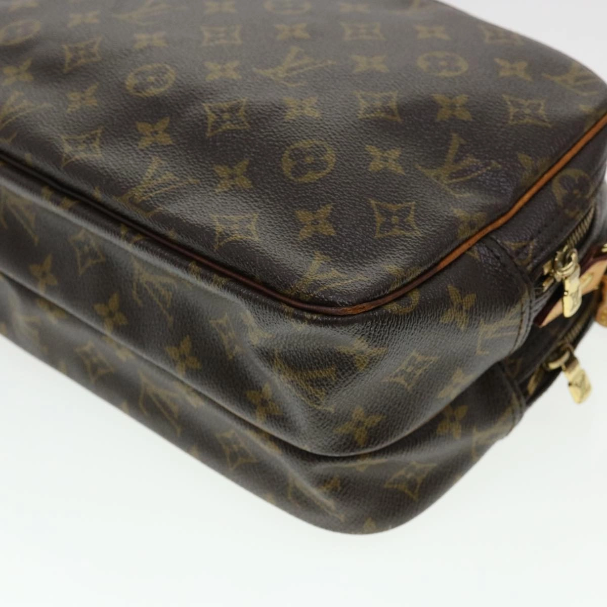 LOUIS VUITTON Monogram Reporter PM Shoulder Bag M45254 LV rd4855