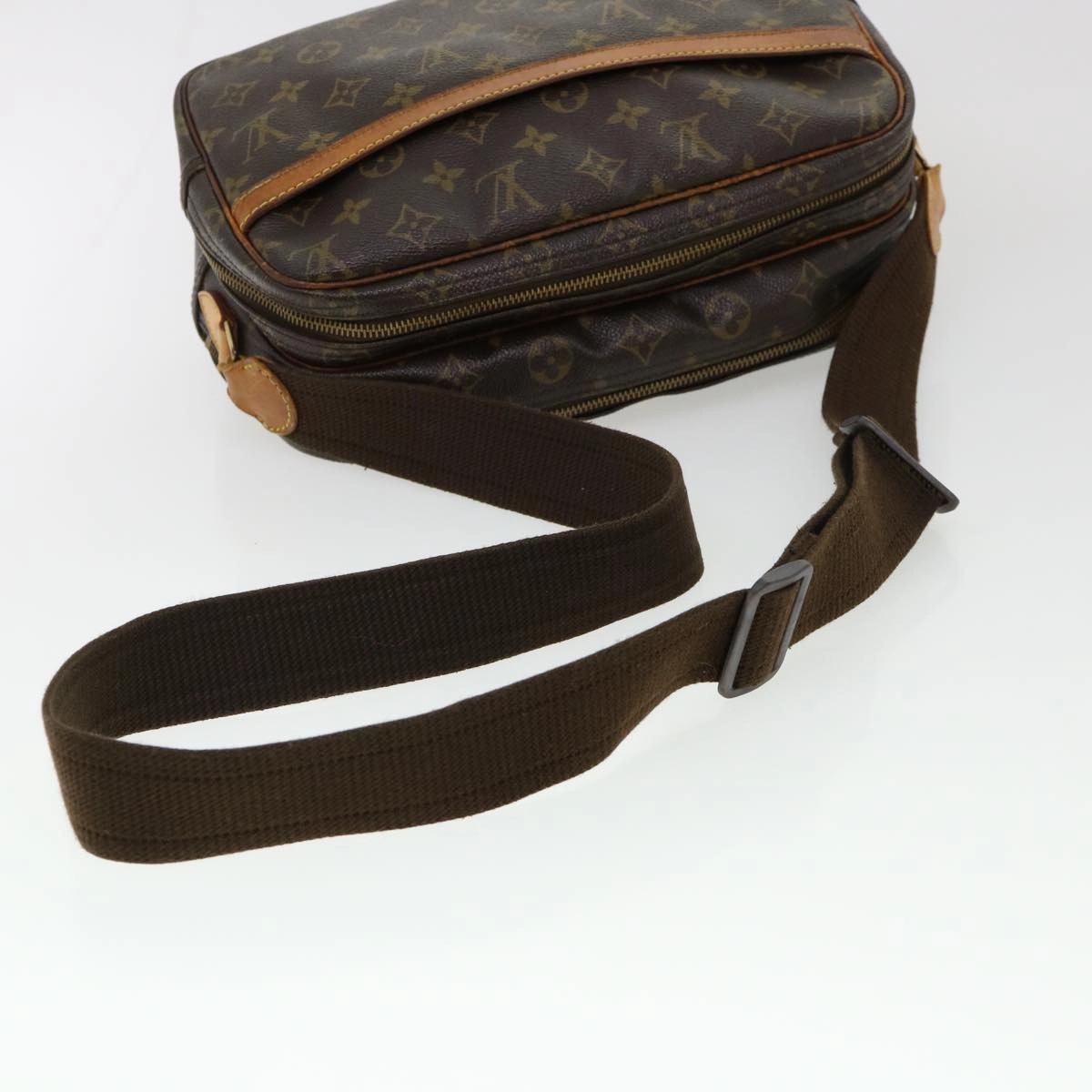 LOUIS VUITTON Monogram Reporter PM Shoulder Bag M45254 LV rd4855
