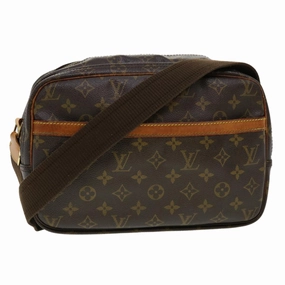 LOUIS VUITTON Monogram Reporter PM Shoulder Bag M45254 LV rd4855