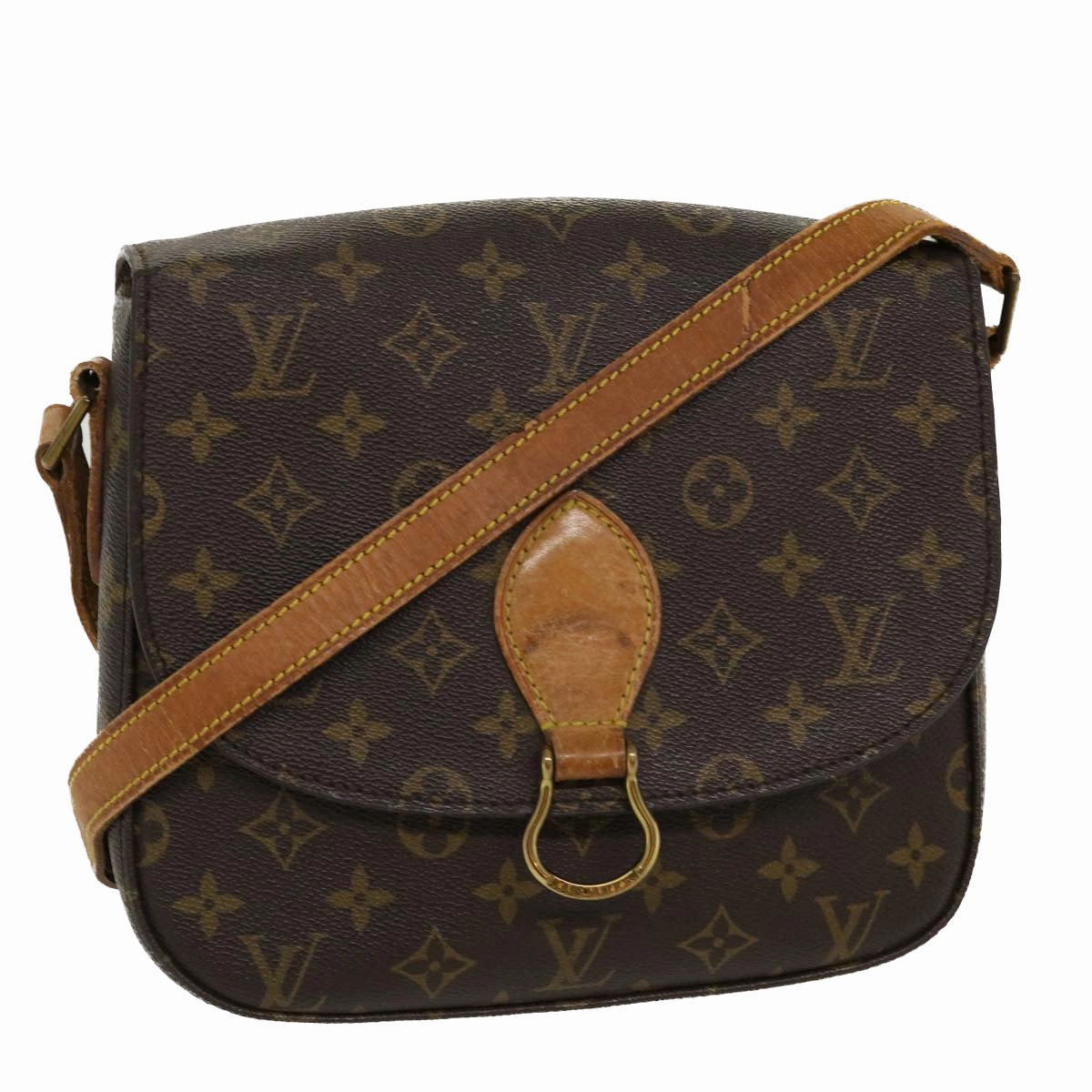 LOUIS VUITTON Monogram Saint Cloud GM Shoulder Bag M51242 LV 37567