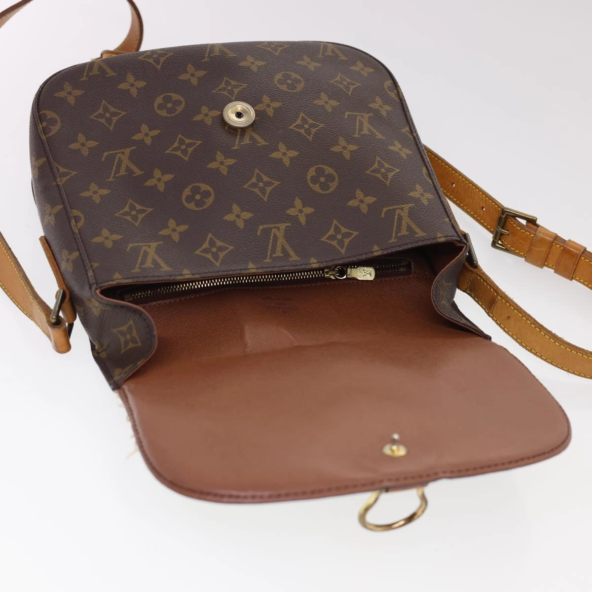 LOUIS VUITTON Monogram Saint Cloud GM Shoulder Bag M51242 LV 39748