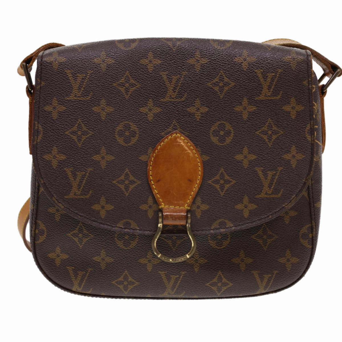 LOUIS VUITTON Monogram Saint Cloud GM Shoulder Bag M51242 LV 39748