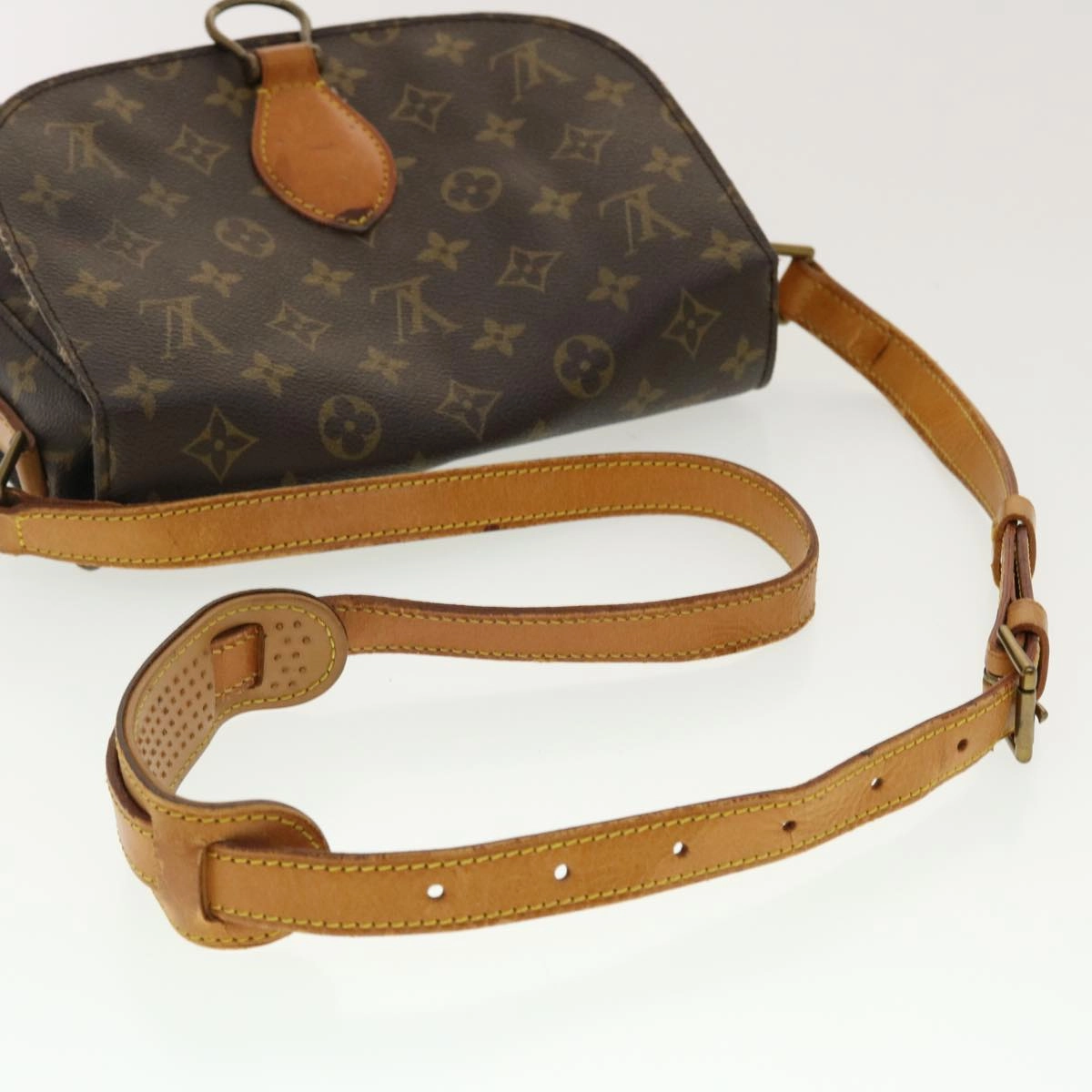 LOUIS VUITTON Monogram Saint Cloud GM Shoulder Bag M51242 LV 40444