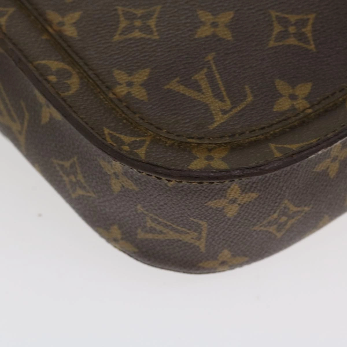 LOUIS VUITTON Monogram Saint Cloud GM Shoulder Bag M51242 LV yk6202B