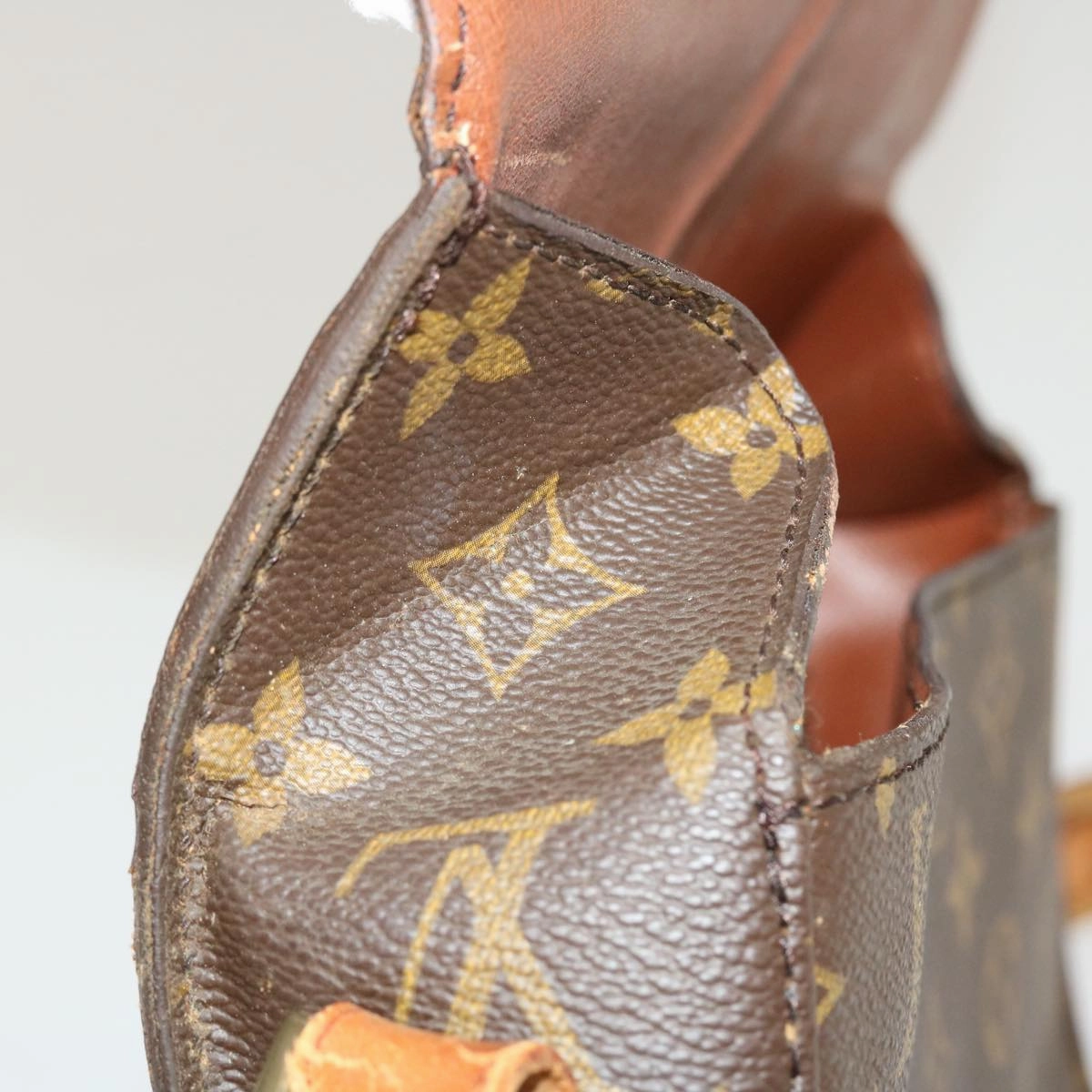 LOUIS VUITTON Monogram Saint Cloud GM Shoulder Bag M51242 LV yk6202B