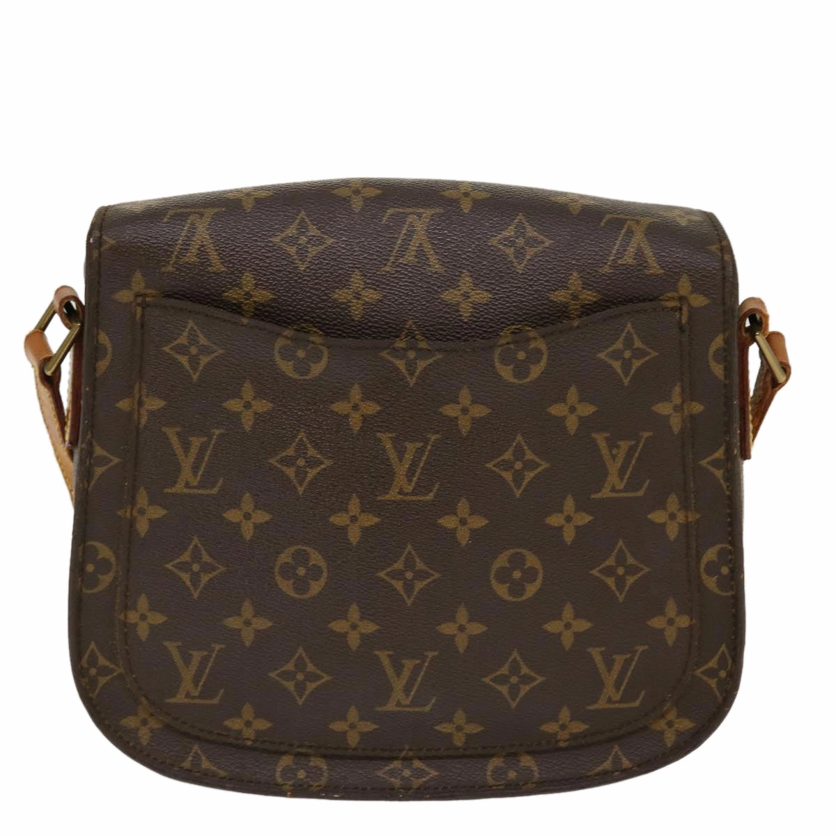 LOUIS VUITTON Monogram Saint Cloud GM Shoulder Bag M51242 LV yk6202B