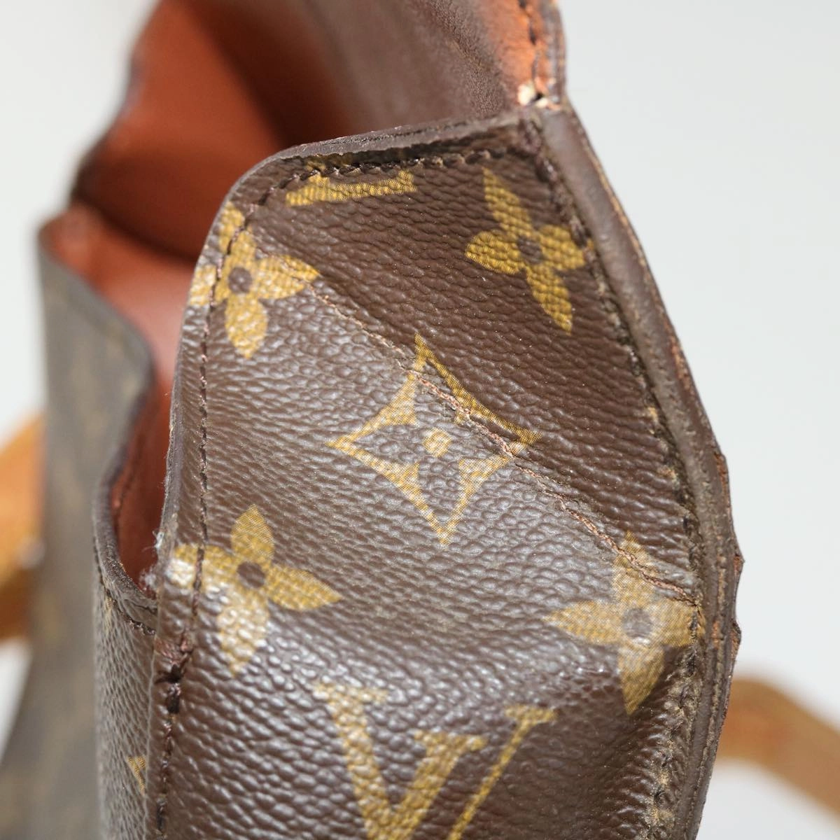 LOUIS VUITTON Monogram Saint Cloud GM Shoulder Bag M51242 LV yk6202B
