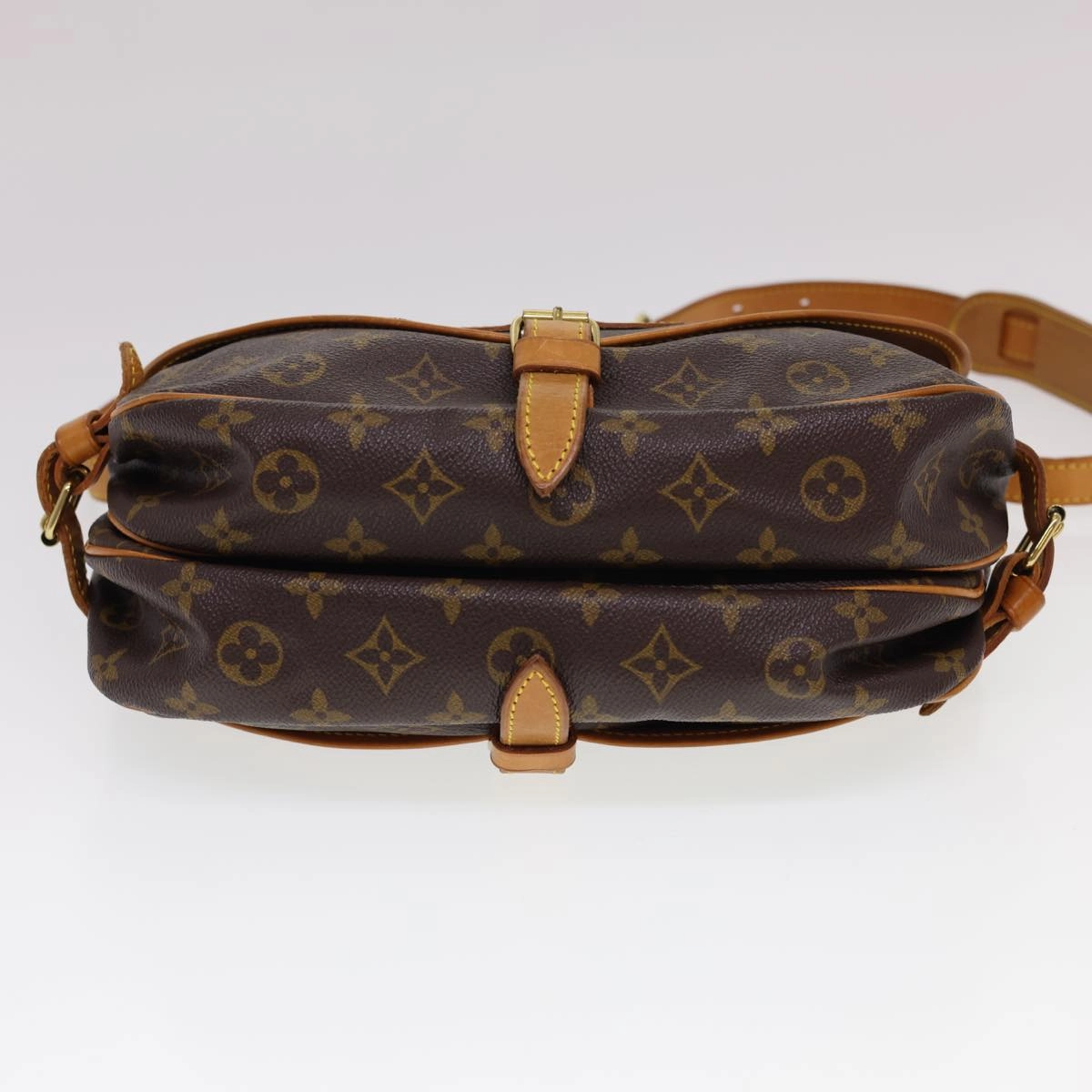 LOUIS VUITTON Monogram Saumur 30 Shoulder Bag M42256 LV yk6438