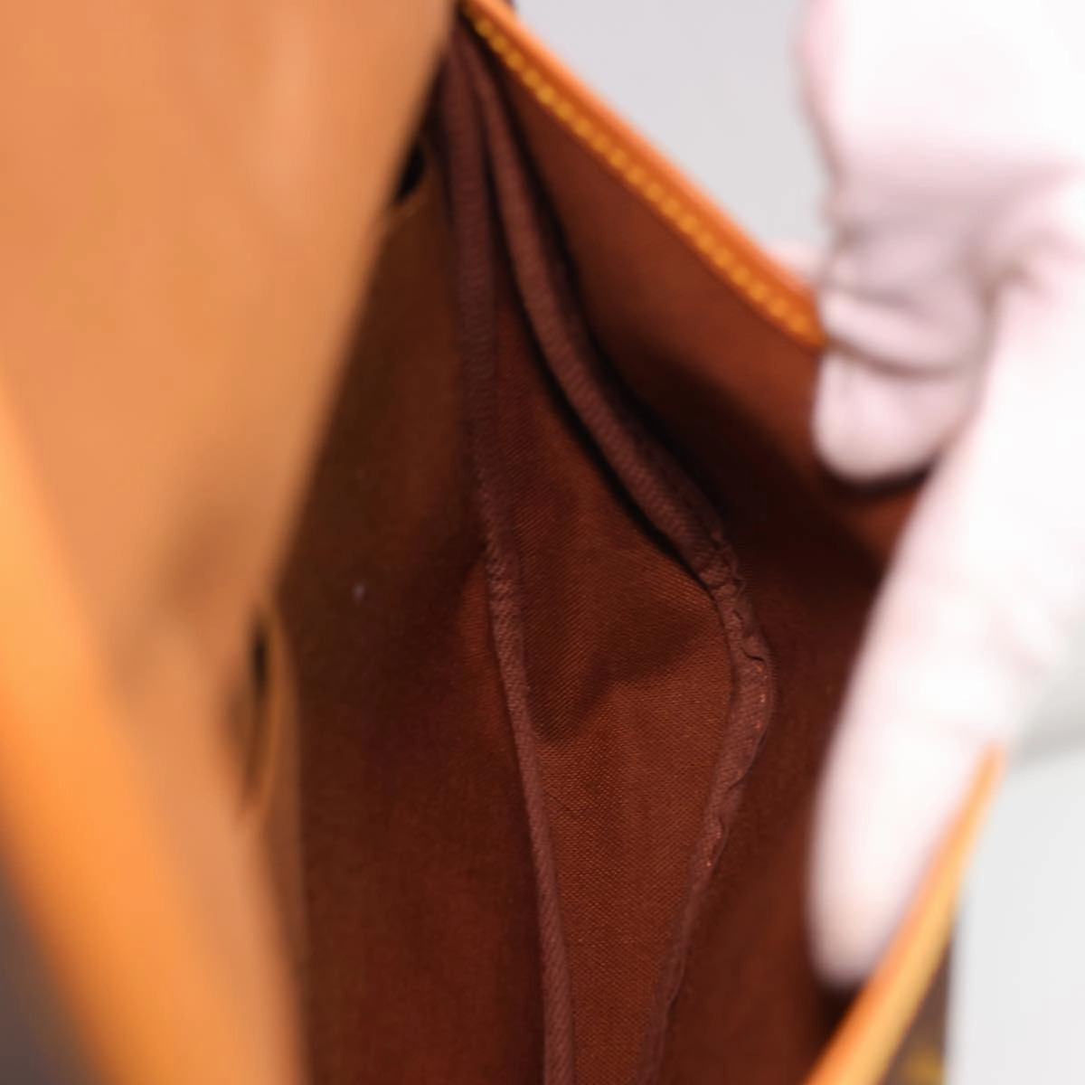 LOUIS VUITTON Monogram Saumur 30 Shoulder Bag M42256 LV yk6438