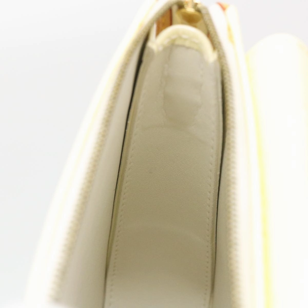 LOUIS VUITTON Monogram Vernis Motto Shoulder Bag Broncorail M91339 LV 39153