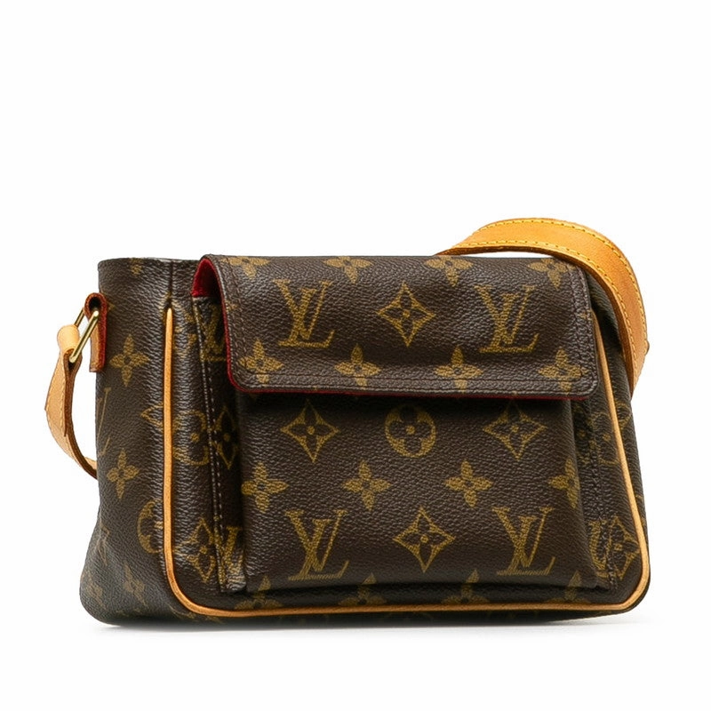 Louis Vuitton Monogram Vivacit PM Diagonal Shoulder Bag M51165 Brown