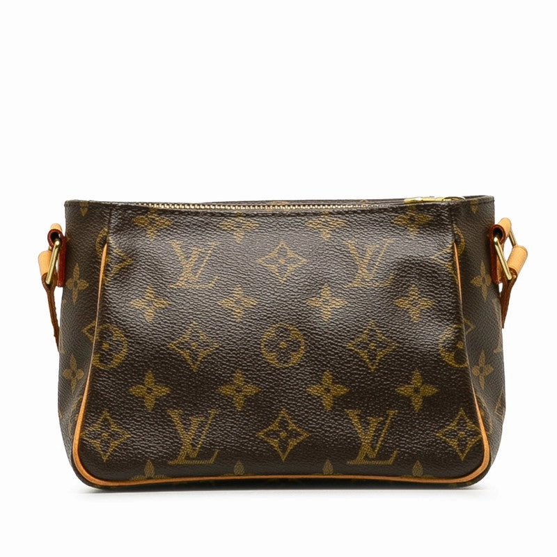 Louis Vuitton Monogram Vivacit PM Diagonal Shoulder Bag M51165 Brown