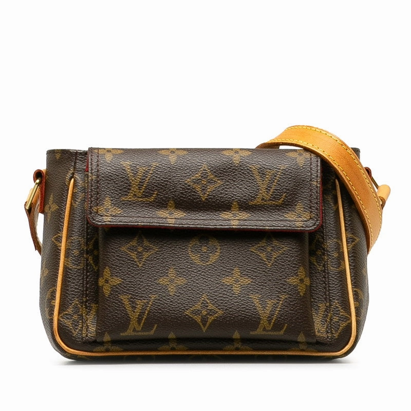 Louis Vuitton Monogram Vivacit PM Diagonal Shoulder Bag M51165 Brown