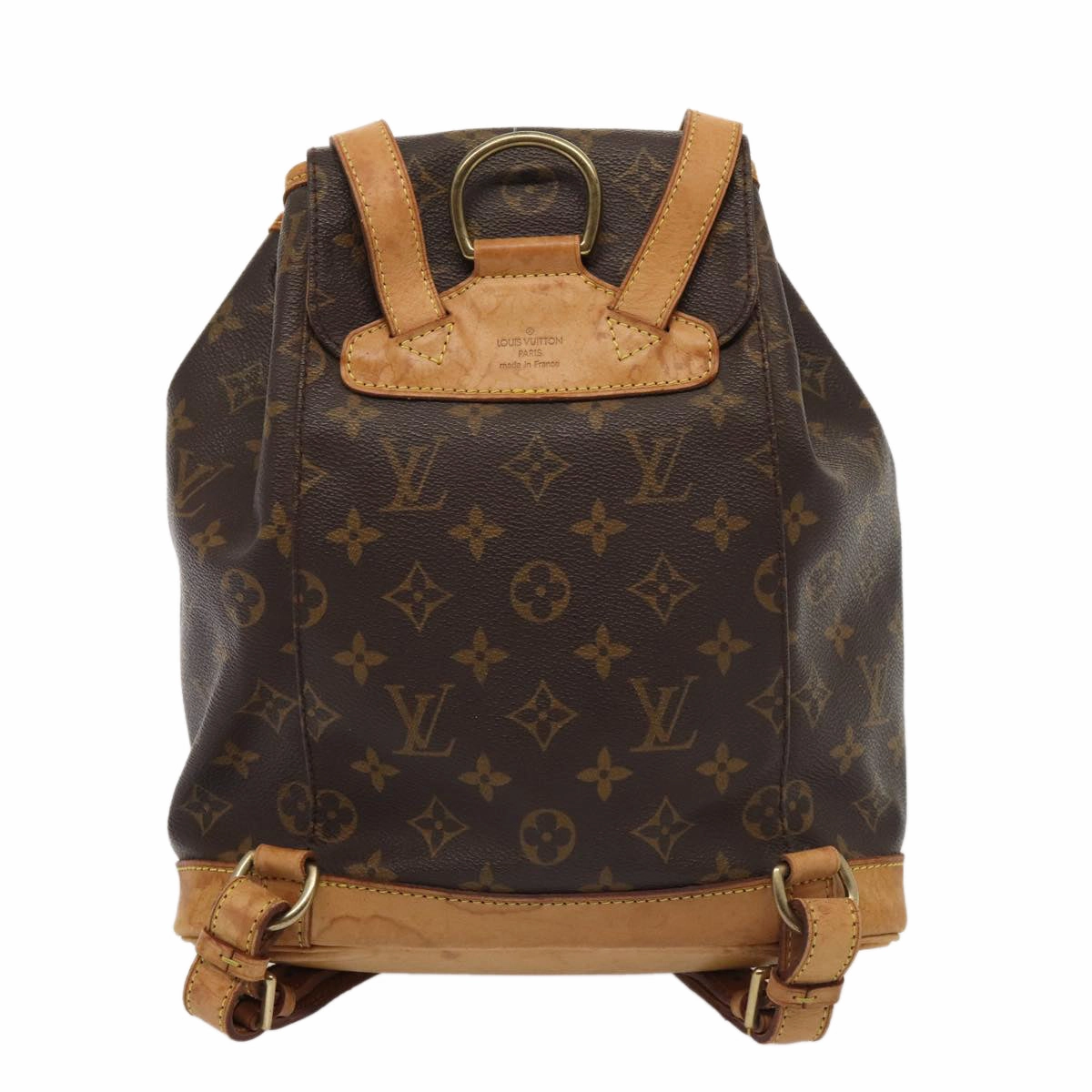 Louis Vuitton Montsouris Brown Canvas Backpack Bag