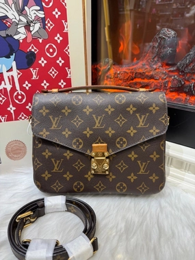 Louis Vuitton Mtis Monogram Crossbody Bag Brown
