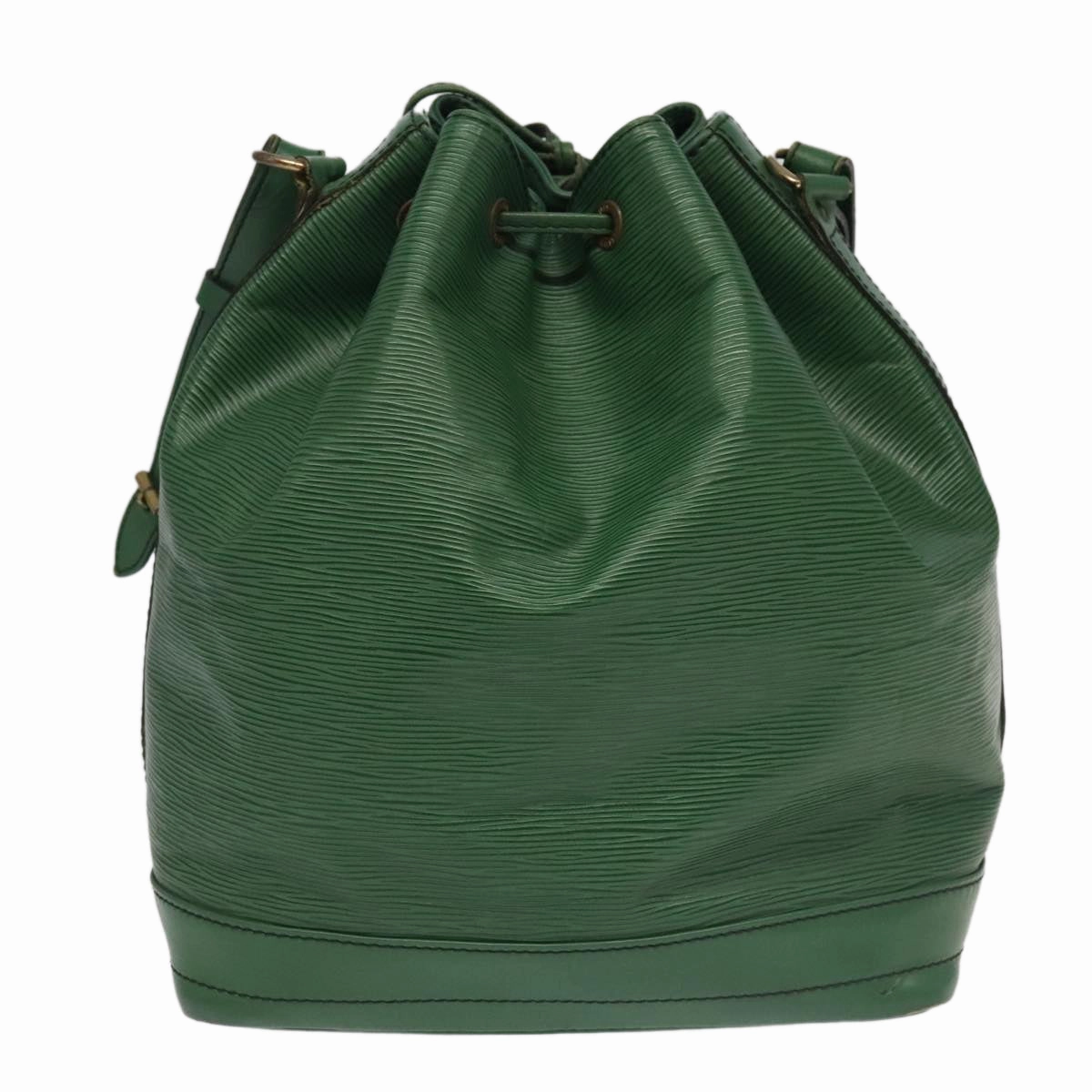 Louis Vuitton Noe Green Leather Shoulder Bag