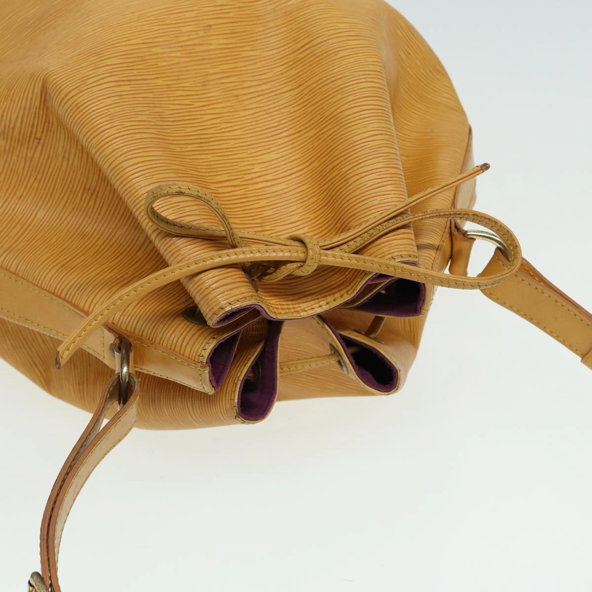 Louis Vuitton Noe Yellow Leather Shoulder Bag