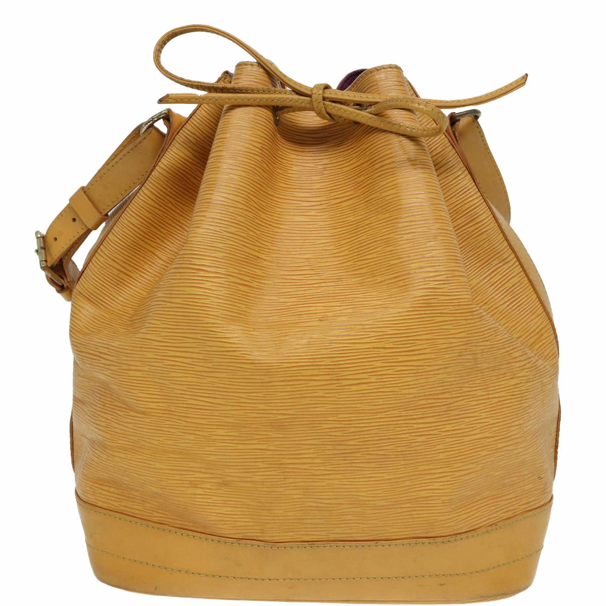 Louis Vuitton Noe Yellow Leather Shoulder Bag