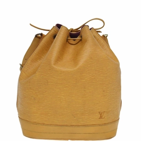 Louis Vuitton Noe Yellow Leather Shoulder Bag