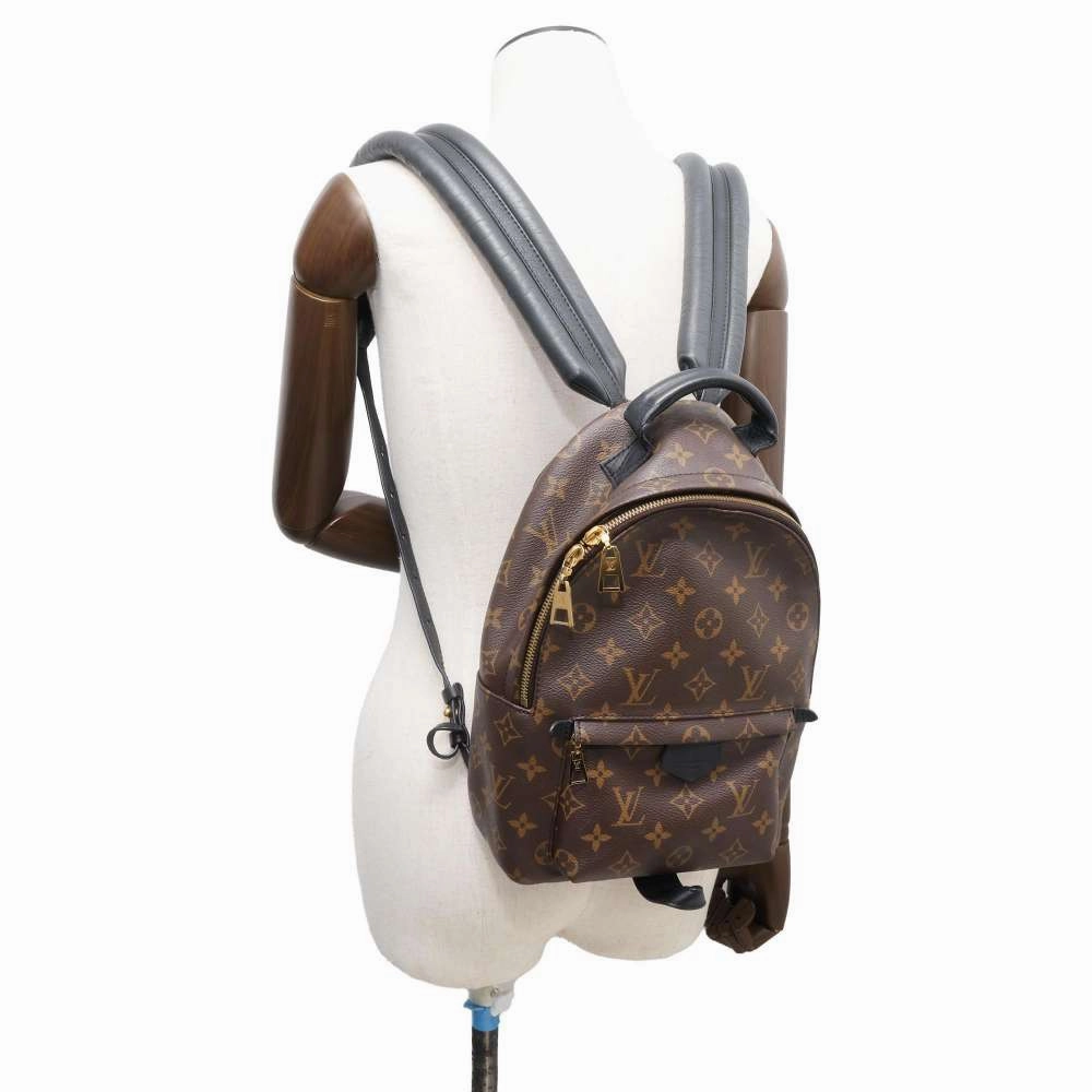 LOUIS VUITTON Palm Springs Backpack Noir M44871 Monogram Size PM