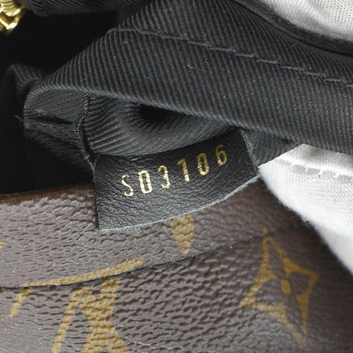LOUIS VUITTON Palm Springs Mini Monogram Canvas Backpack Brown