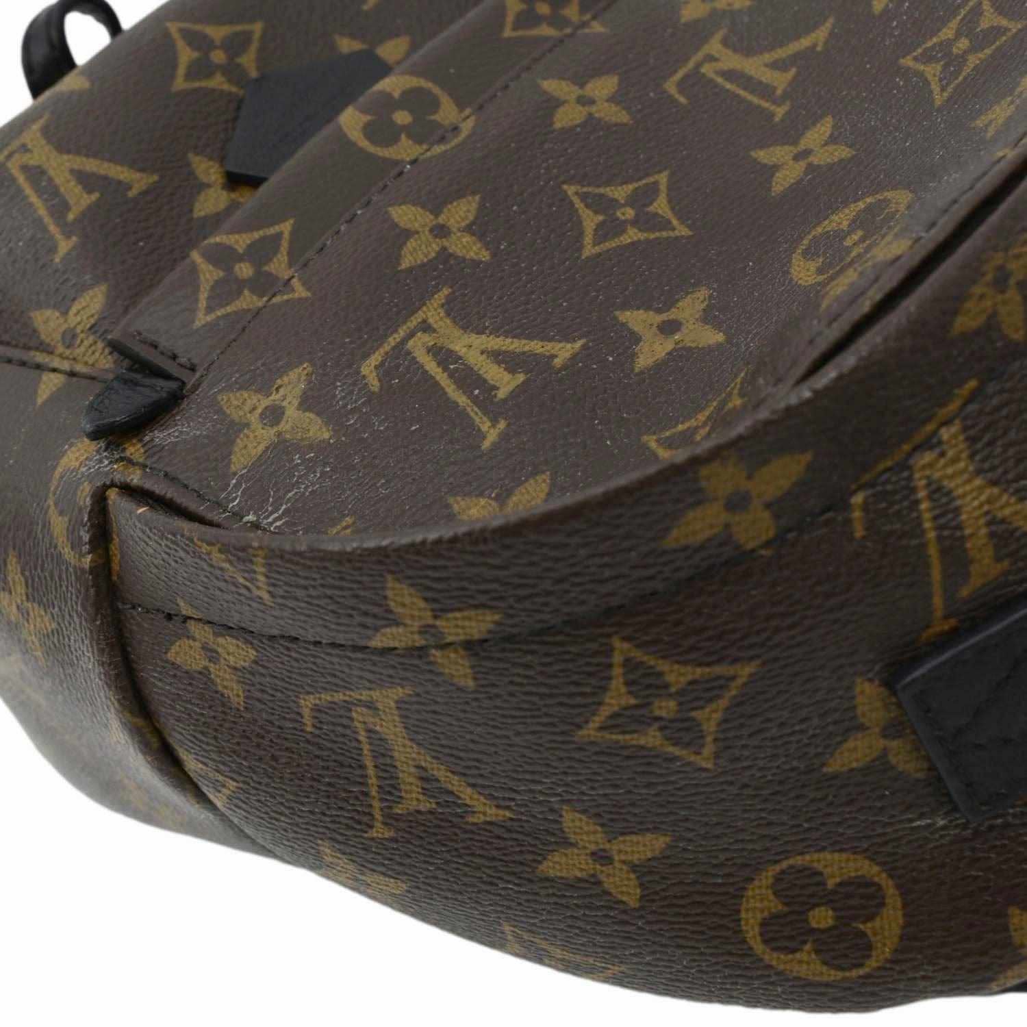 LOUIS VUITTON Palm Springs Mini Monogram Canvas Backpack Brown