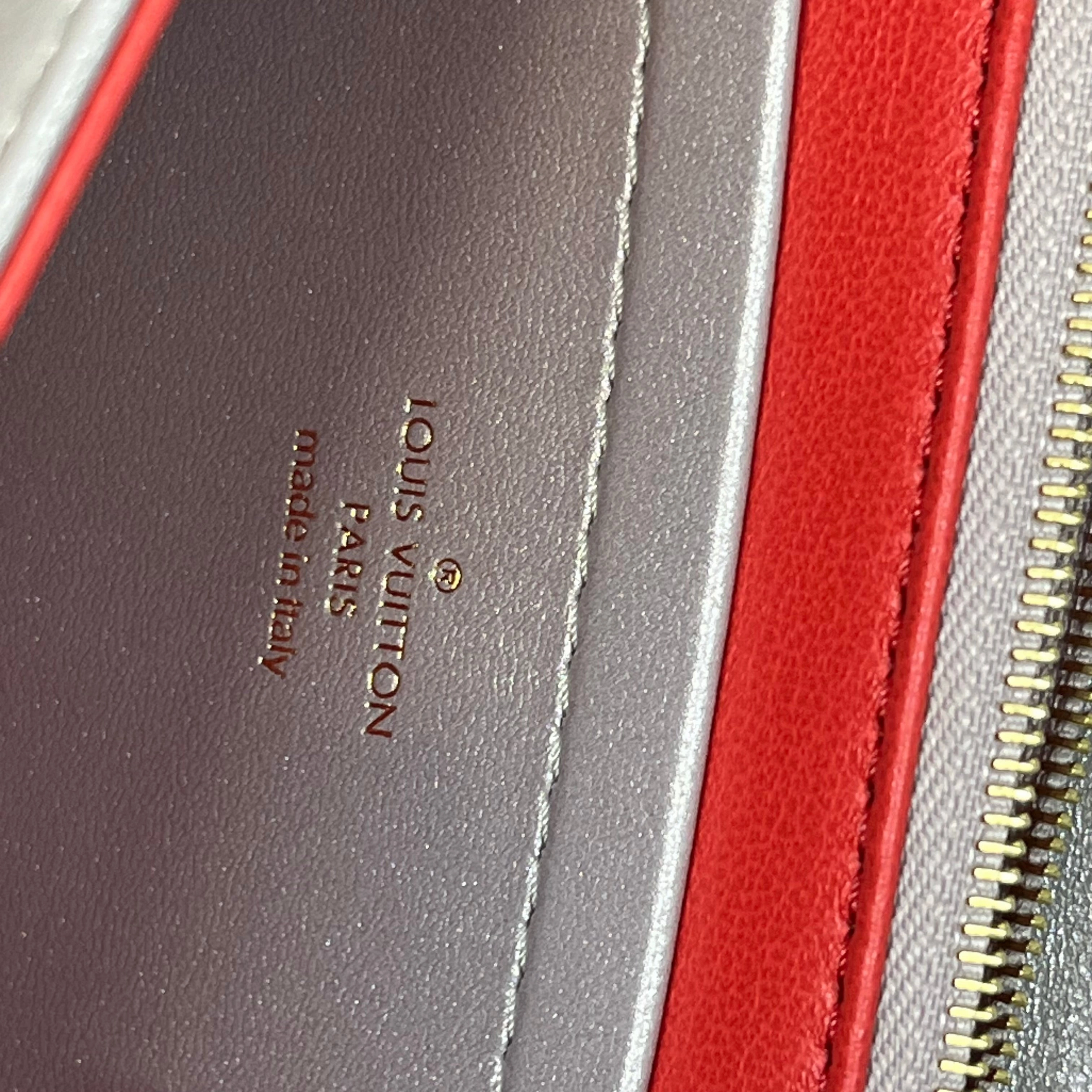 LOUIS VUITTON Pochette Coussin Monogram Embossed Lambskin Crossbody Bag
