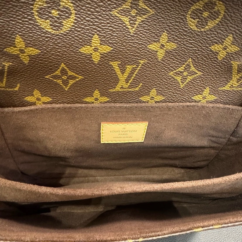 Louis Vuitton Pochette Metis Brown Monogram Shoulder Bag