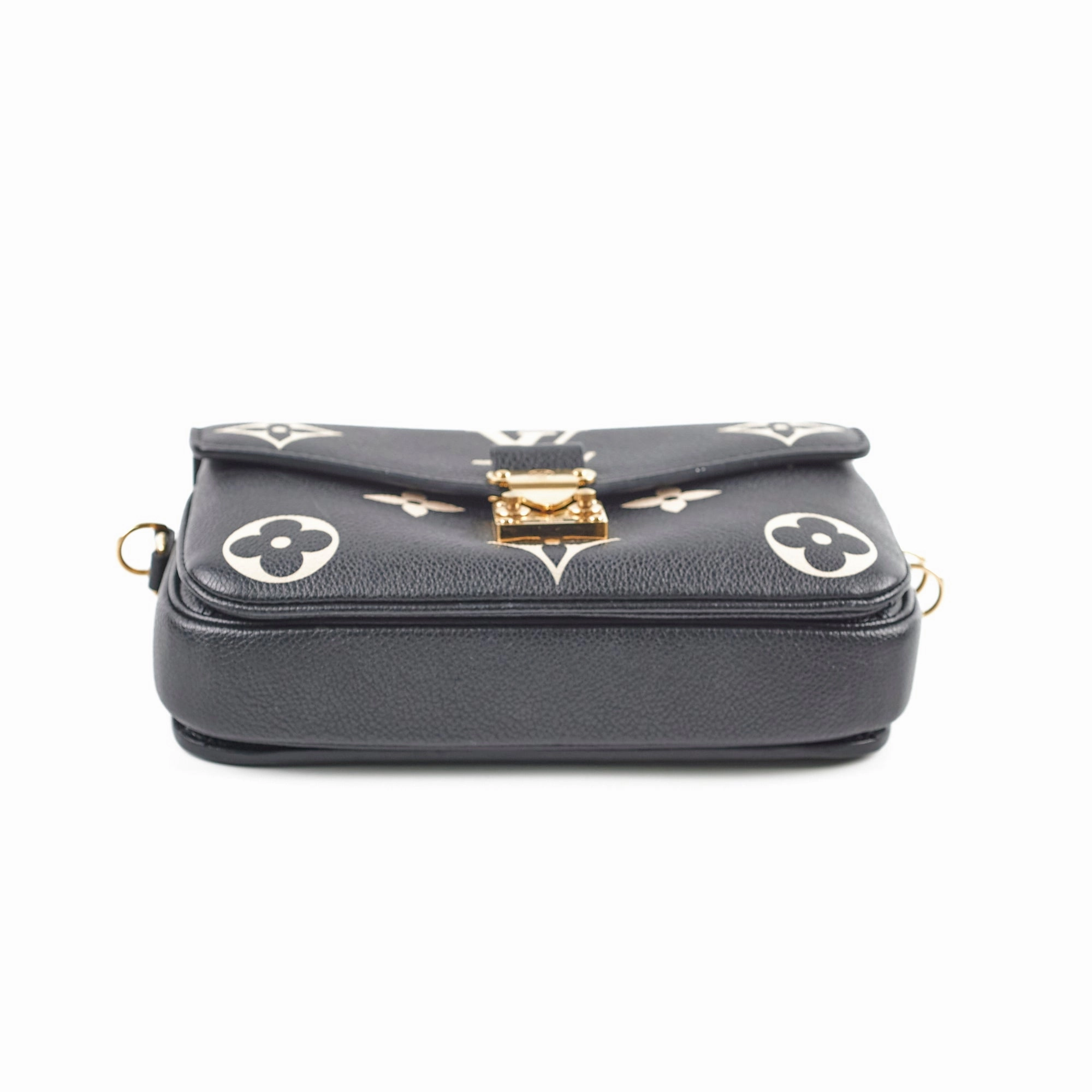 Louis Vuitton Pochette Metis East West Bag Black/Beige