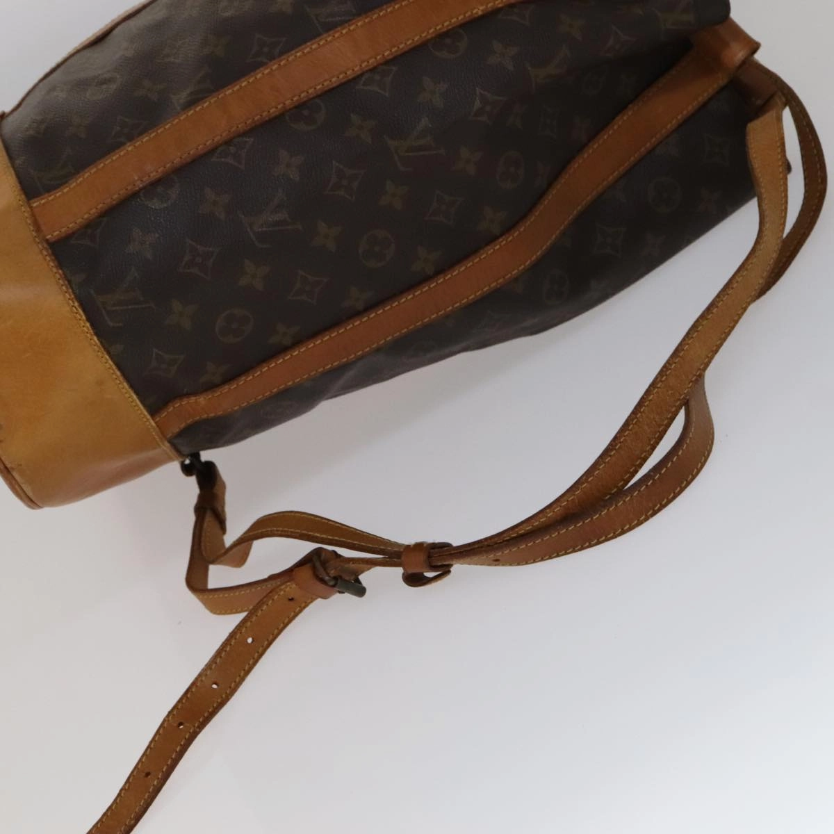 Louis Vuitton Randonne Brown Canvas Shoulder Bag