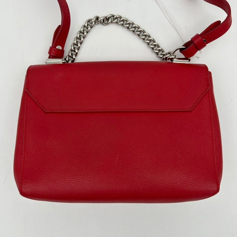 Louis Vuitton Red Leather Shoulder Bag