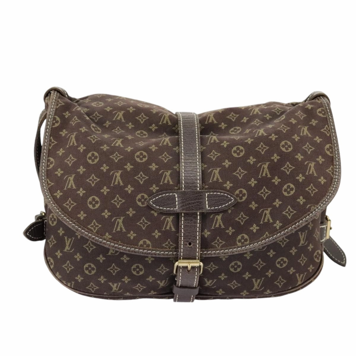 Louis Vuitton Saumur 30 Brown Canvas Shoulder Bag
