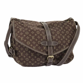 Louis Vuitton Saumur 30 Brown Canvas Shoulder Bag