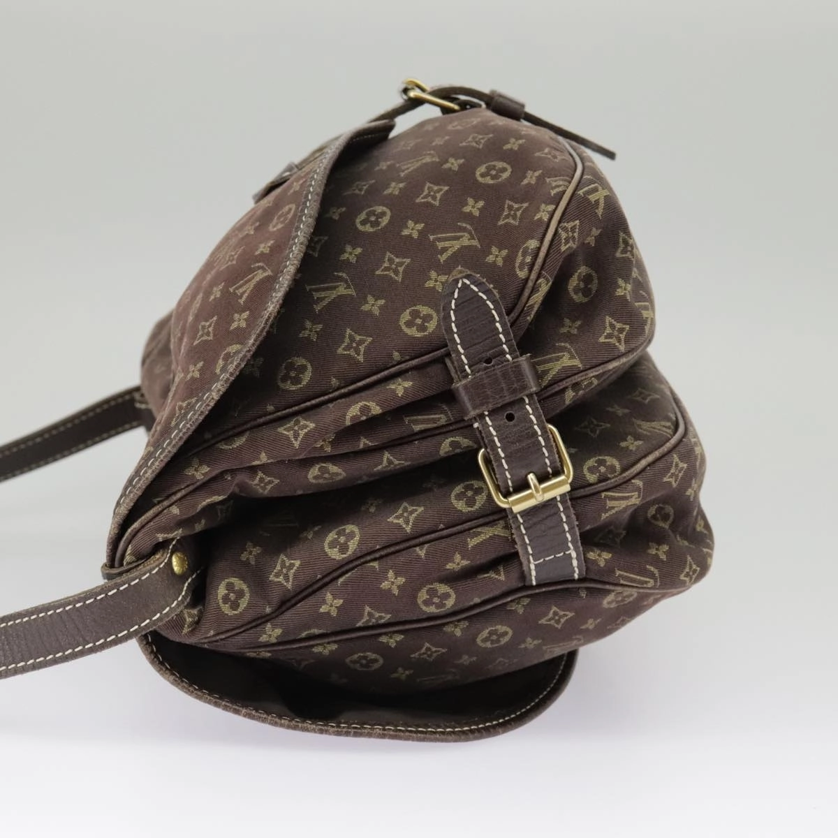 Louis Vuitton Saumur 30 Brown Canvas Shoulder Bag