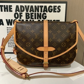 Louis Vuitton Saumur PM Brown Shoulder Bag