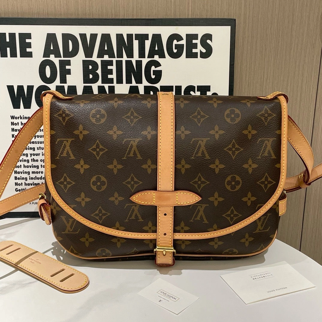 Louis Vuitton Saumur PM Brown Shoulder Bag