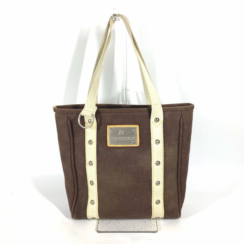 LOUIS VUITTON Shoulder Bag M80663 canvas Brown Antigua Hippo MM Women