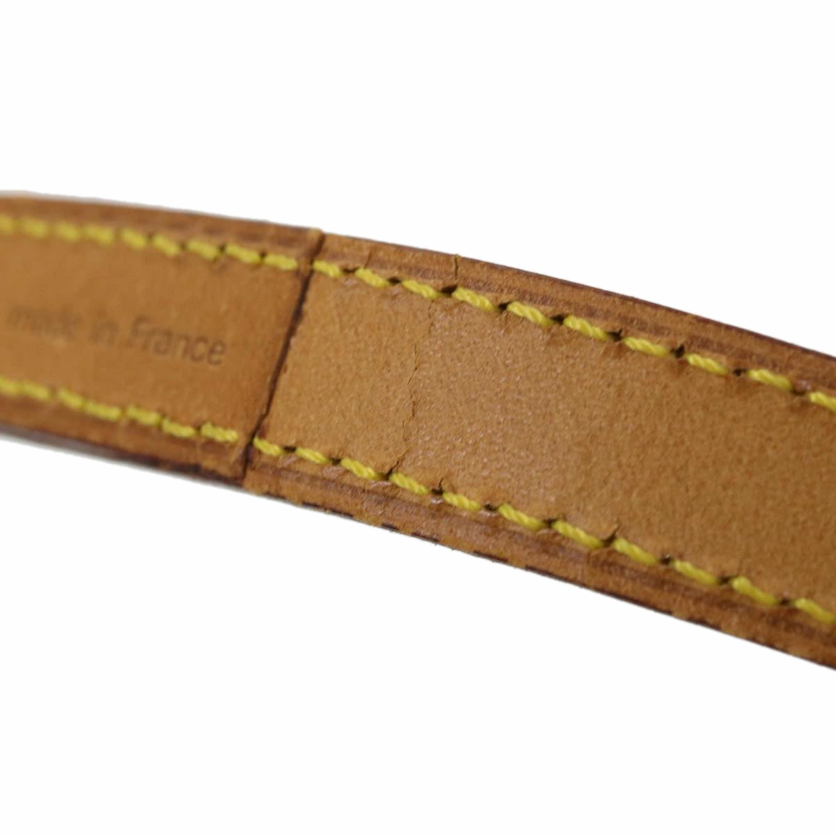 LOUIS VUITTON Shoulder Strap Leather 35.4"" Beige LV 39721