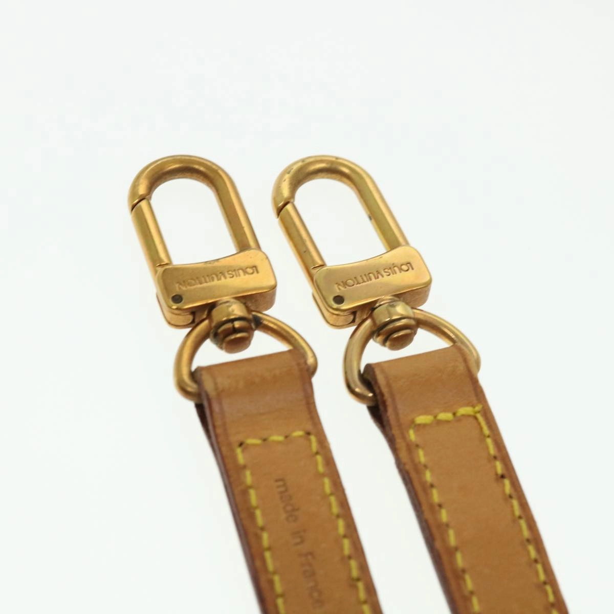 LOUIS VUITTON Shoulder Strap Leather 35.4"" Beige LV 39721