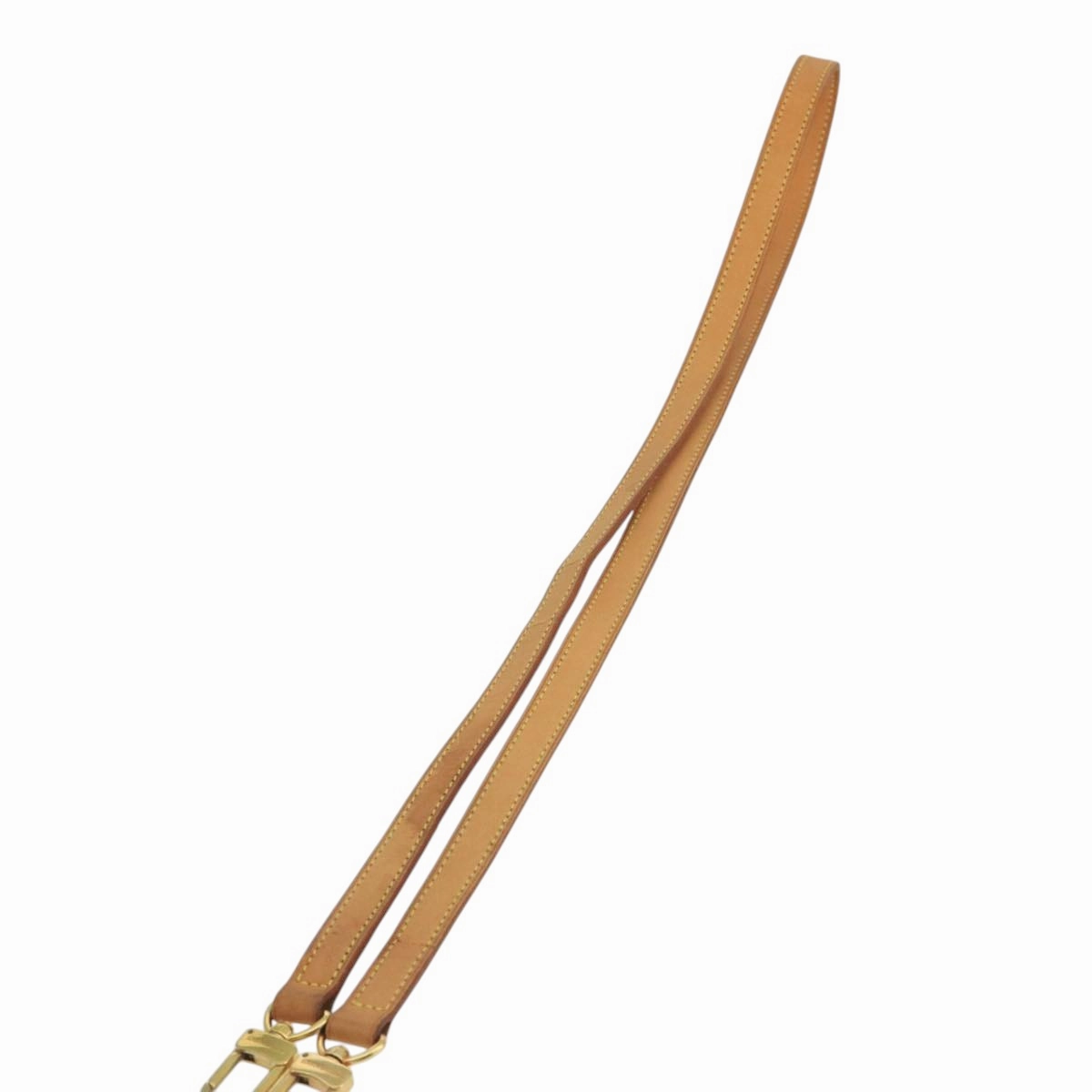 LOUIS VUITTON Shoulder Strap Leather 43.7"" Beige LV 101987