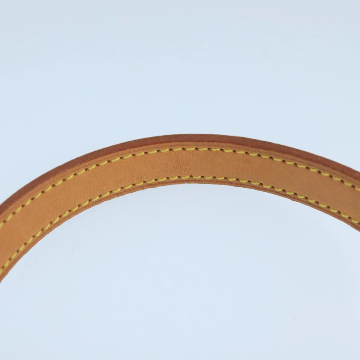 LOUIS VUITTON Shoulder Strap Leather 43.7"" Beige LV 101987