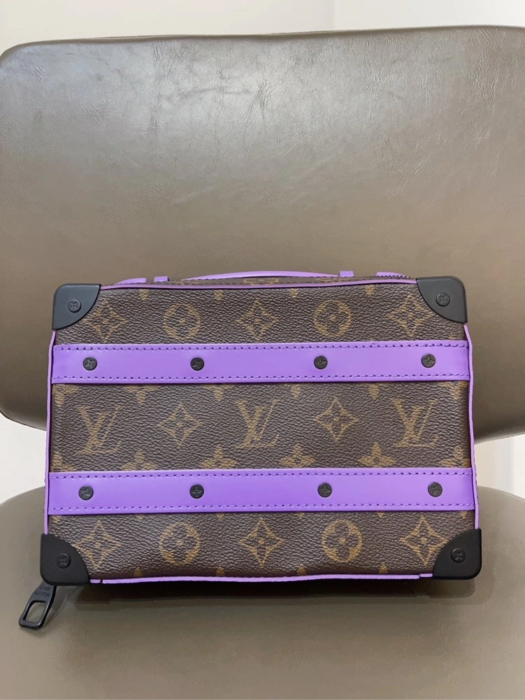 Louis Vuitton Soft Trunk Monogram Canvas Purple Crossbody