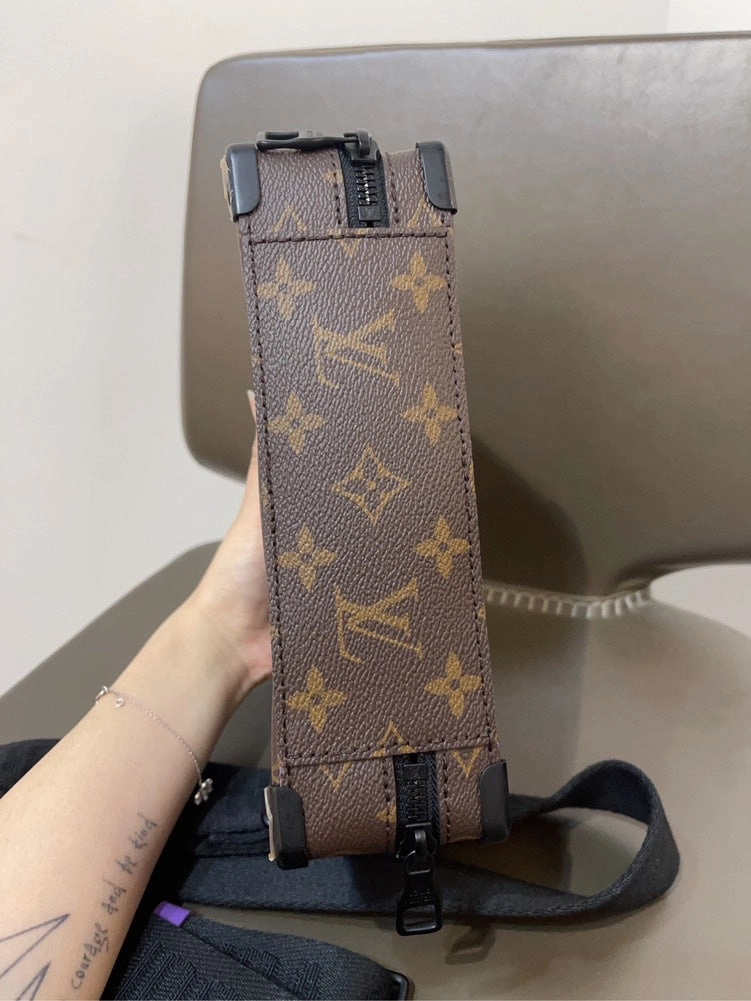 Louis Vuitton Soft Trunk Monogram Canvas Purple Crossbody