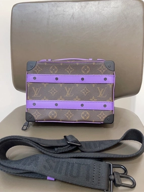 Louis Vuitton Soft Trunk Monogram Canvas Purple Crossbody